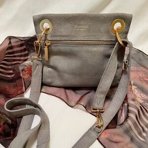 Hammitt Swede Pewter Embossed Grommet Crossbody Bag